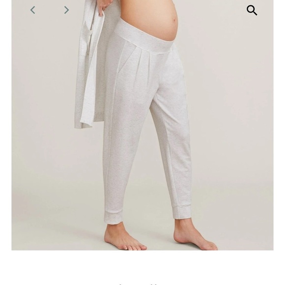 🎀 Hatch Collection Maternity Indoor Outdoor Jogger Pants Gray Sz 1 Small NWOT 🎀 - Picture 1 of 4